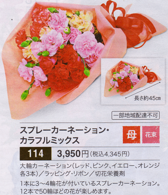 パルシステム母の日 花束2020