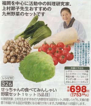 コープデリ　野菜セット2023032